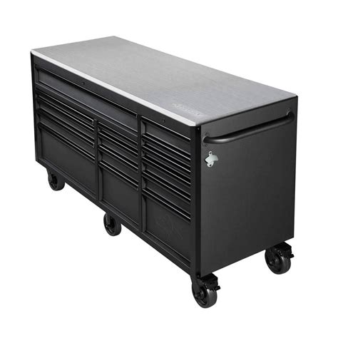 custom stainless steel top for tool box|72 inch top tool chest.